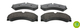 GARNITURE DE FREIN JEU AVANT +ARRIERE SPRINTER 416